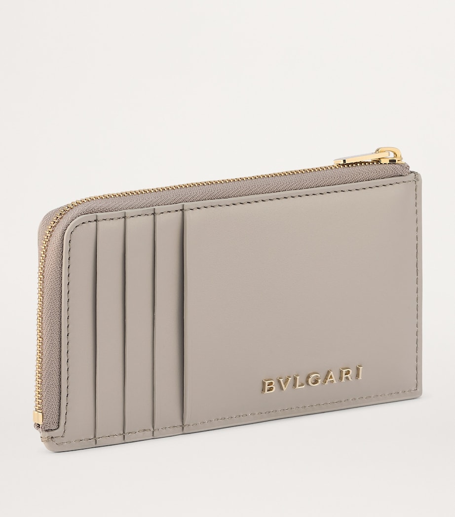 Serpenti Forever Zipped Card Holder GREY DARK Image 2