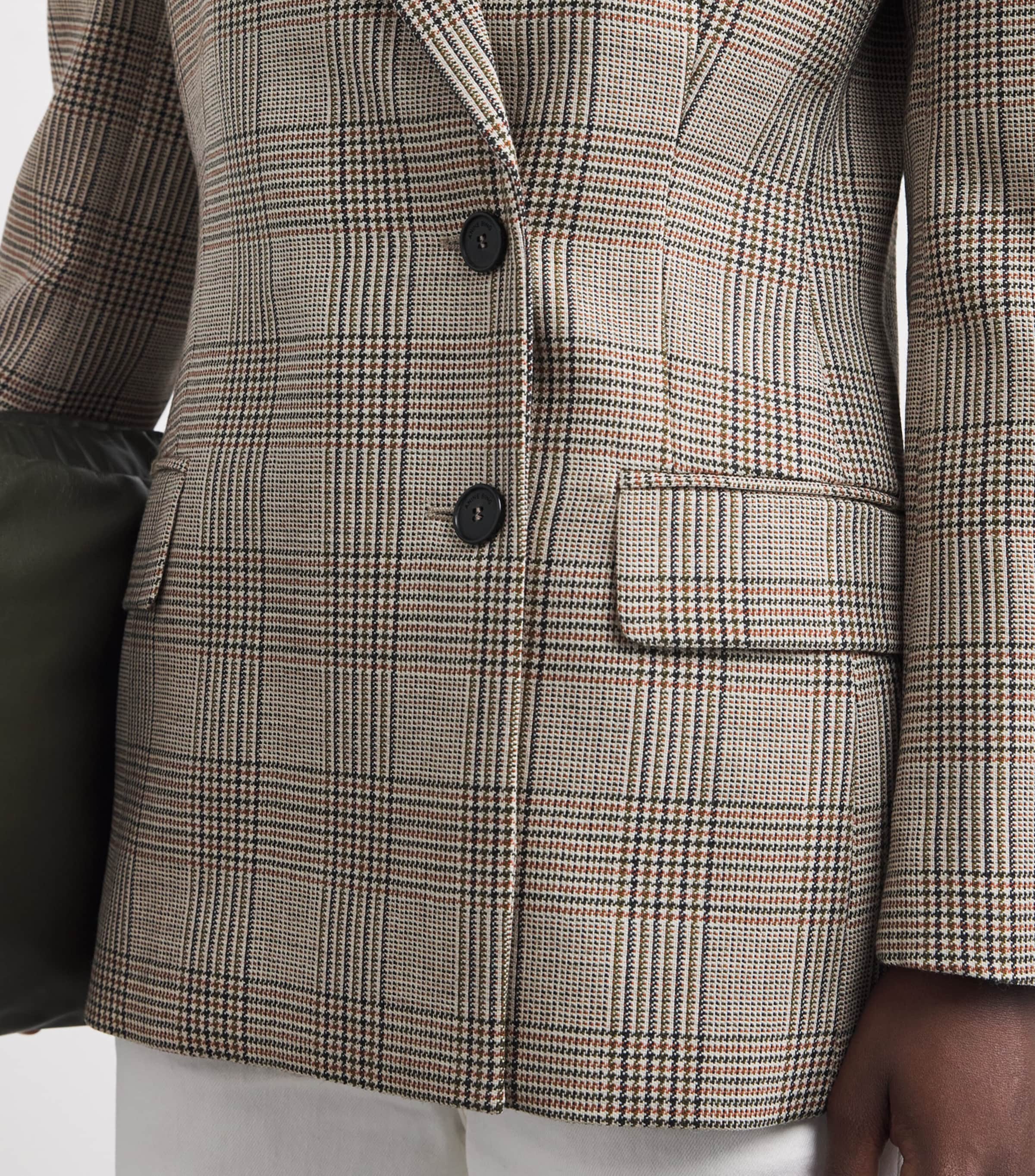 Wool Aretha Blazer  BROWN PLAID Image 6