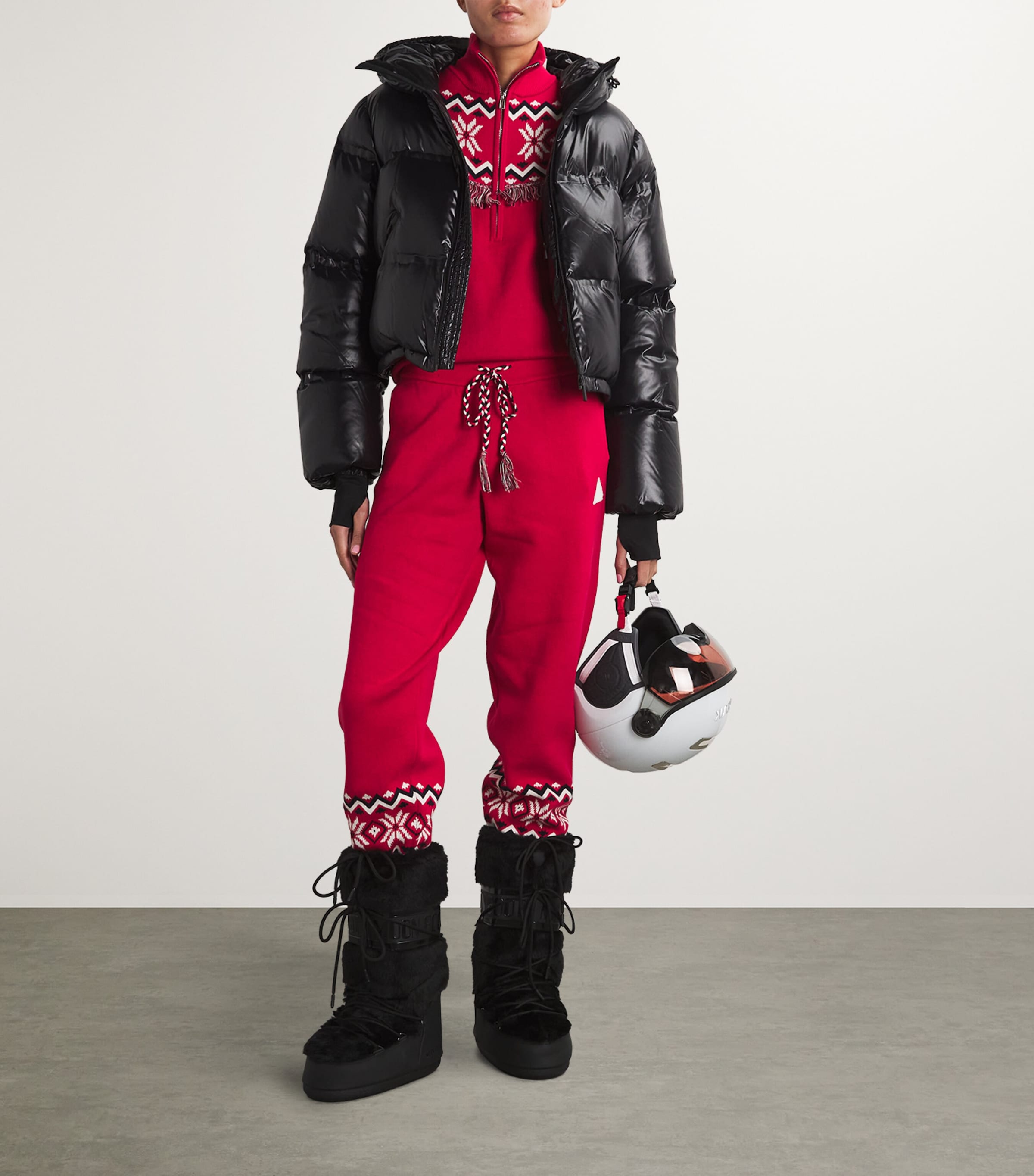 Icon Faux-Fur Boots BLACK Image 4