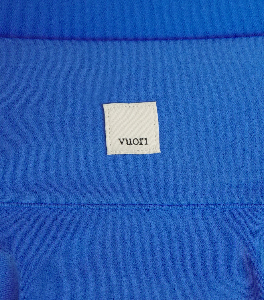VUORI Womens AllTheFeels Zip-Up Top Electric Blue Image 6
