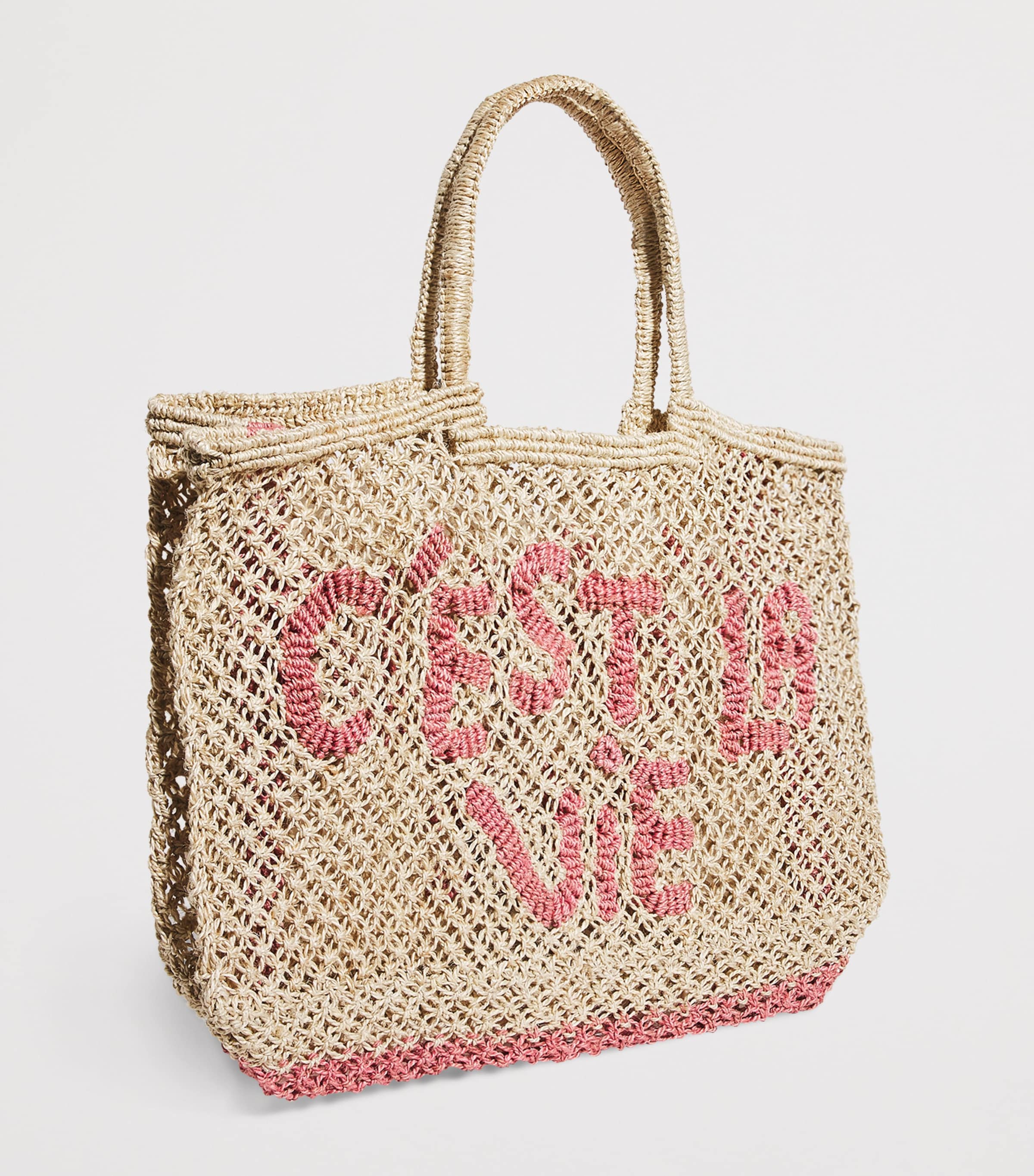 Jute C'est La Vie Lavinia Tote Bag NATRUAL Image 3