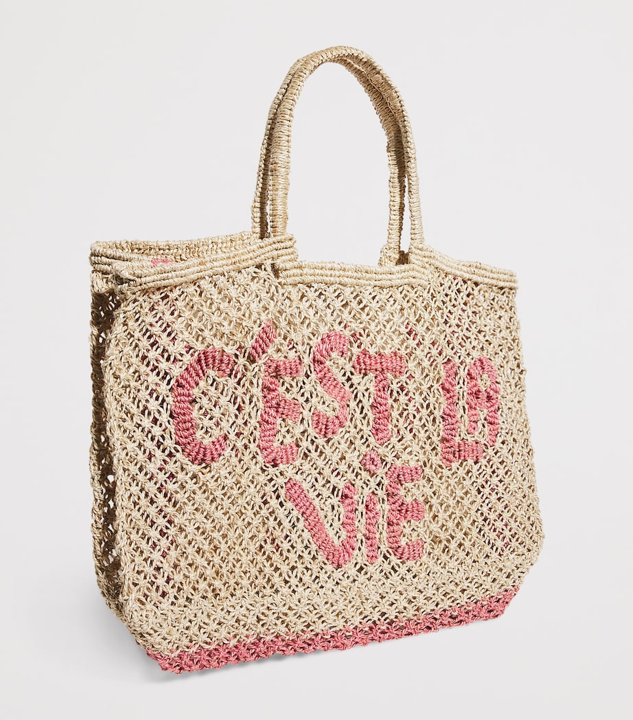 Jute C'est La Vie Lavinia Tote Bag NATRUAL Image 3