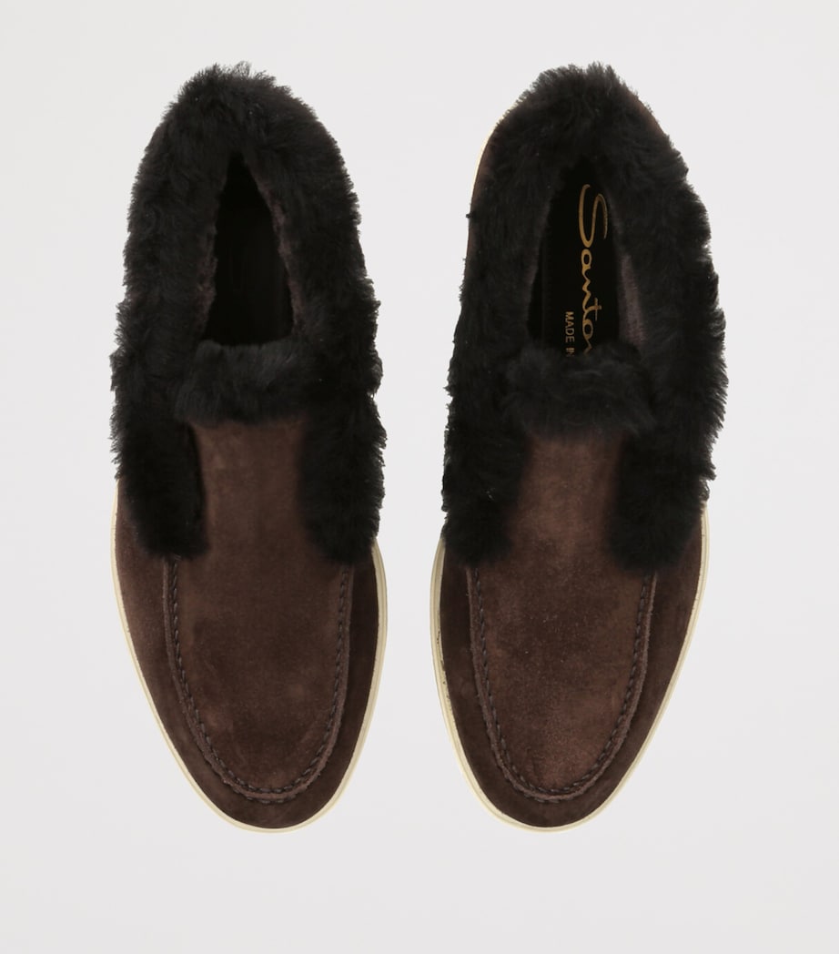 Suede Fortune Ankle Boots DARK BROWN Image 4