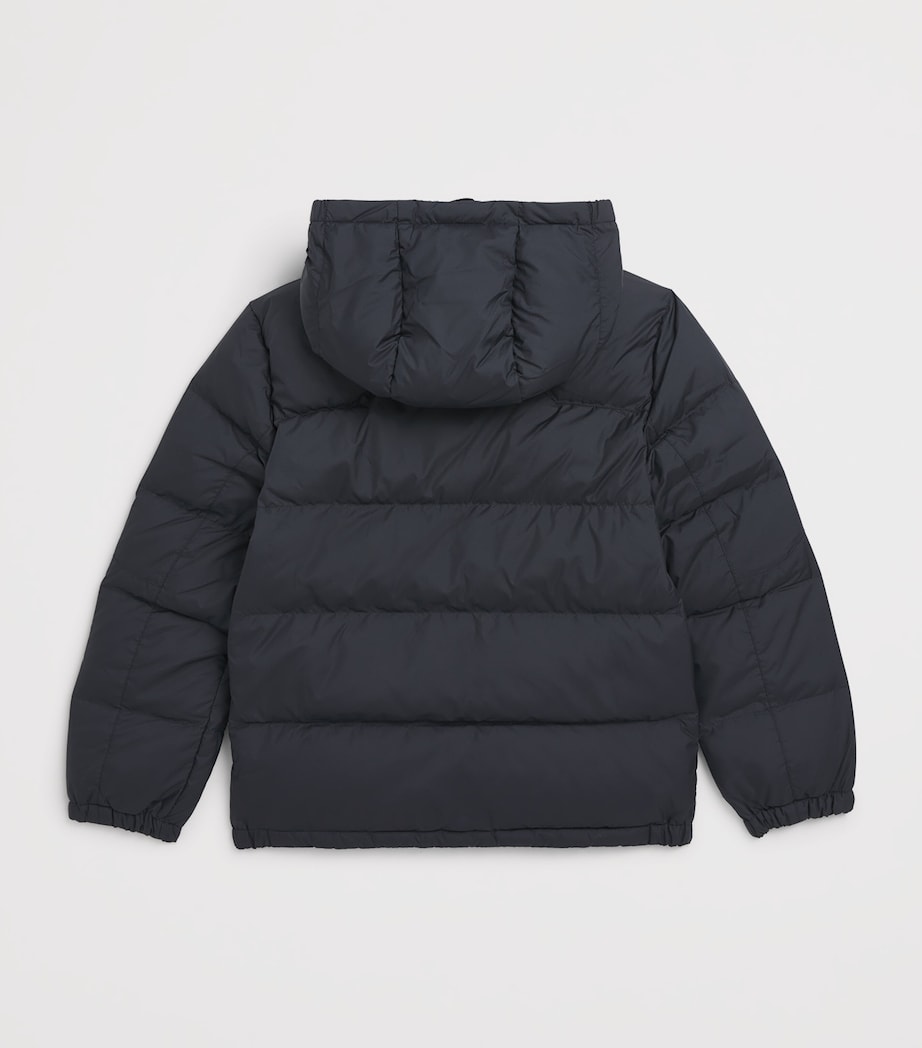 Water-Repellent Down Puffer Jacket (6-14 Years) BLACK Image 2