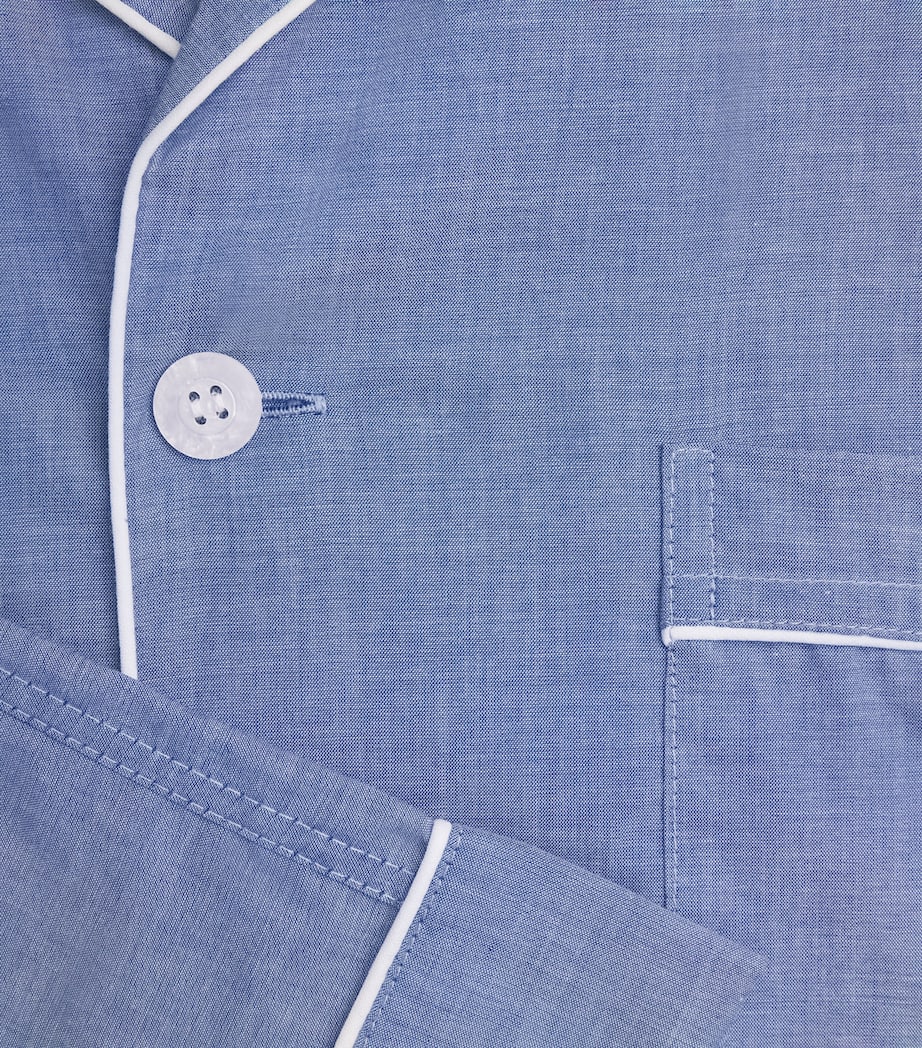 Amalfi Classic Fit Pyjama Set 001 DENIM BLUE Image 5