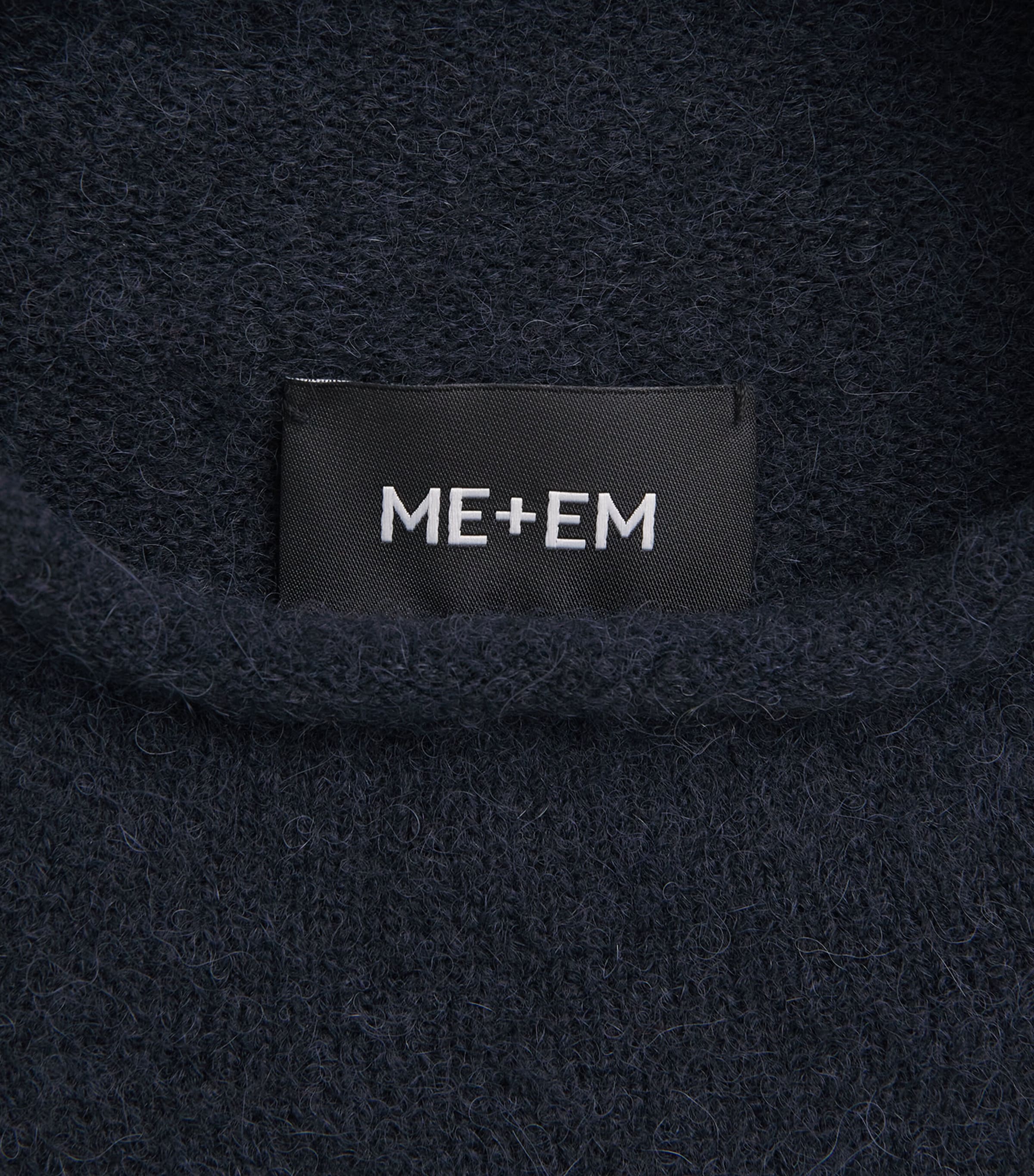 Alpaca-Blend Sweater Vest NAVY Image 5