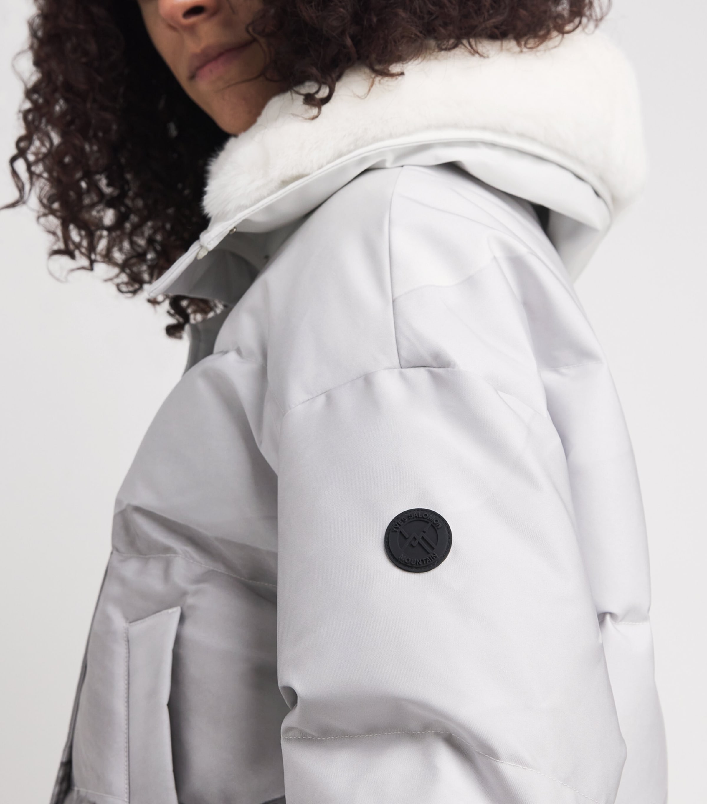 Down-Fur Technical Ski Jacket B3202 Image 6