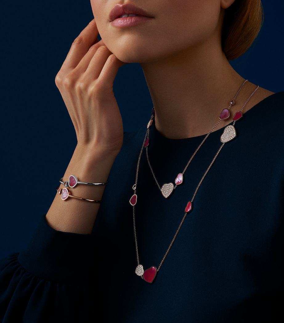 Rose Gold Diamond Naked Heart Foundation Bangle 18K ROSE GOLD Image 5