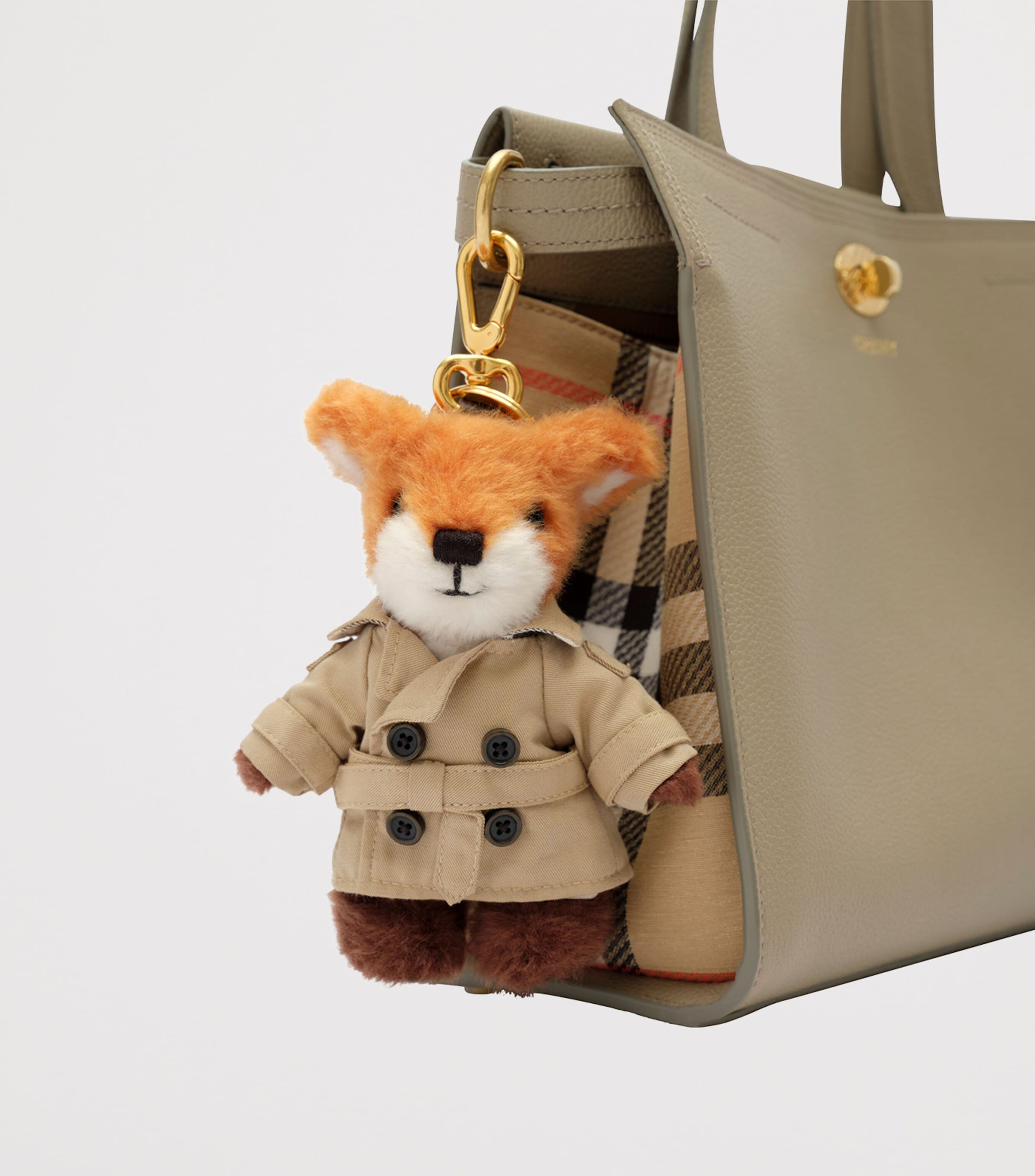Burberry Fox Bag Charm Sand Image 2