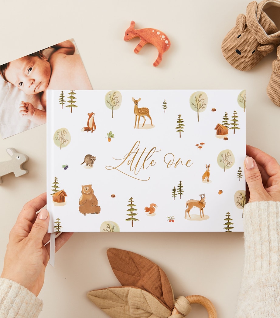 My Baby Memory Book WHITE, GOLD Image 2