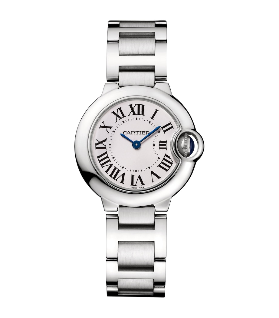 Stainless Steel Ballon Bleu de Cartier Watch 28mm SILVER Image 1