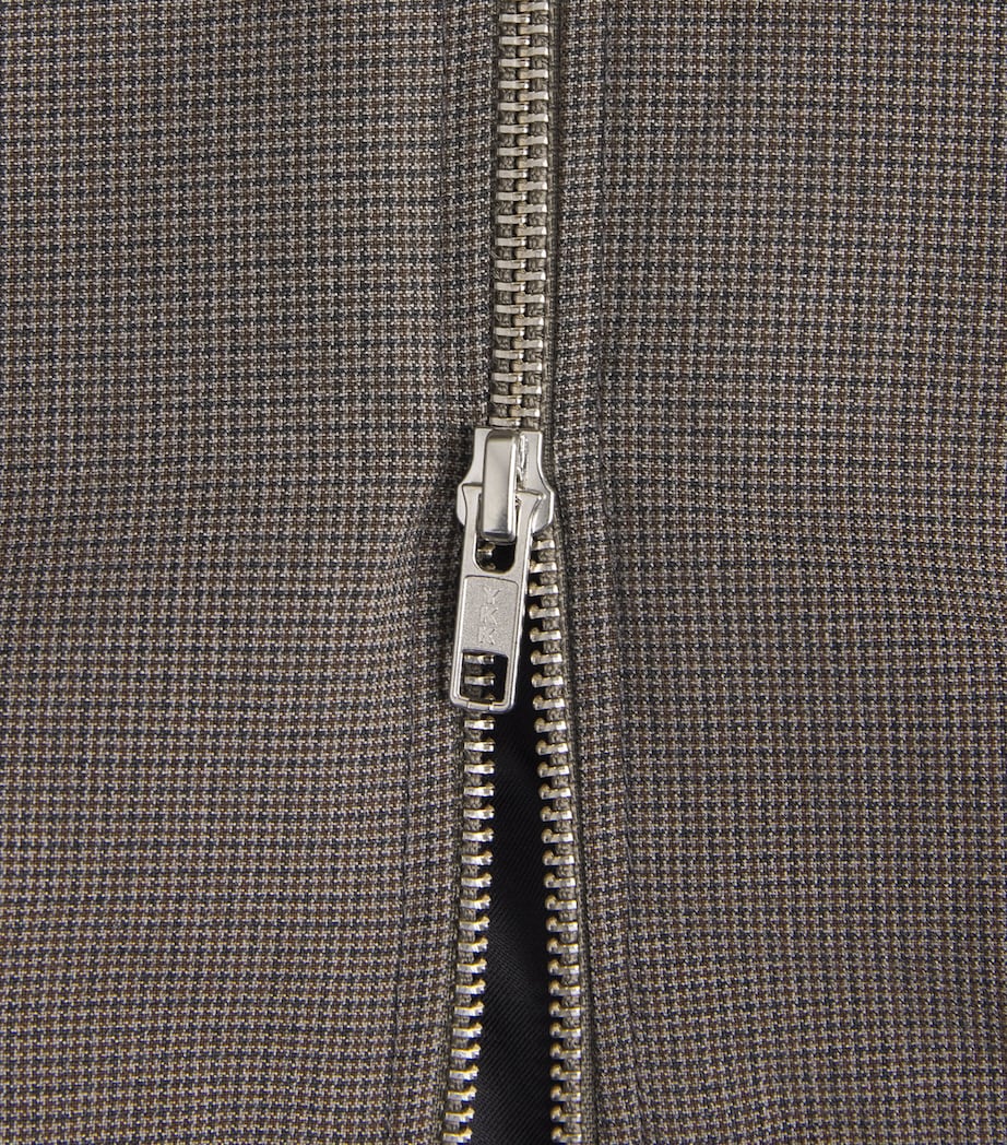 Micro Puppytooth Check Eldon Jacket BROWN Image 5
