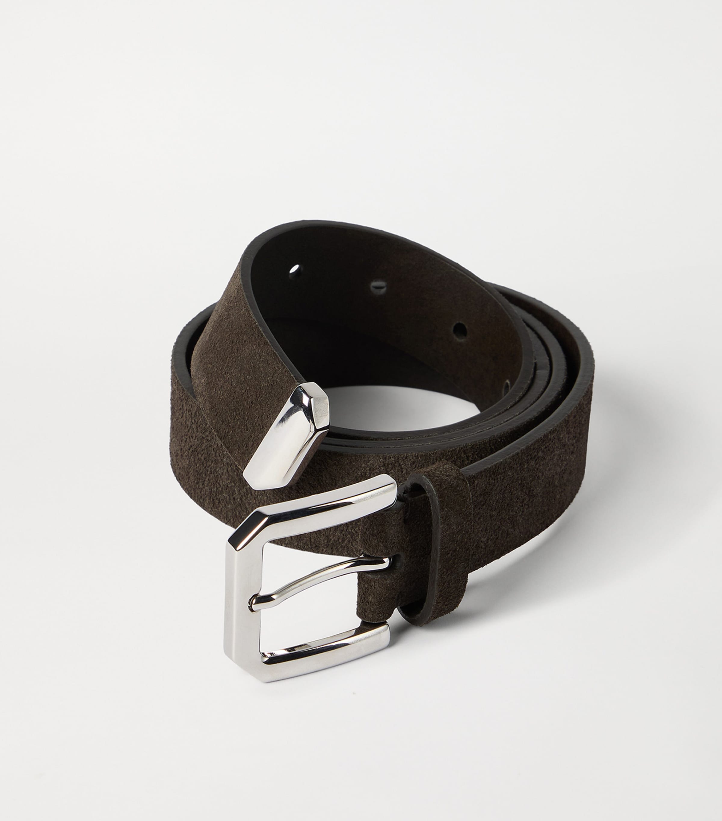 Reversed Leather Buckle Belt C8391 Image 3