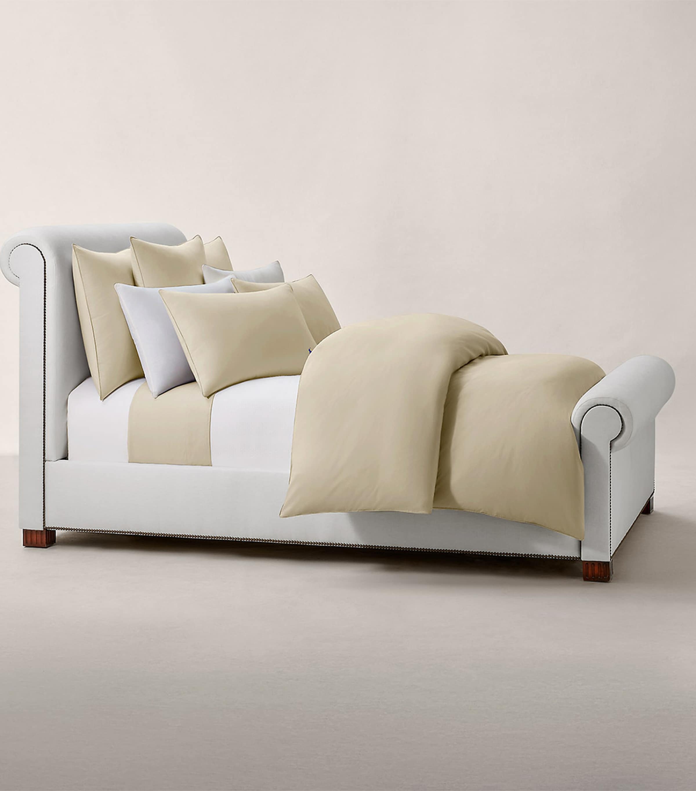 Ralph Lauren Home Cotton Player Super King Duvet Cover (260cm x 220cm) Paleoak Image 1