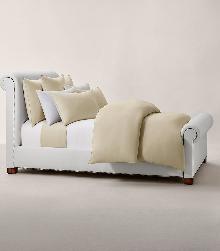 Ralph Lauren Home Cotton Player Super King Duvet Cover (260cm x 220cm) Paleoak Image 1