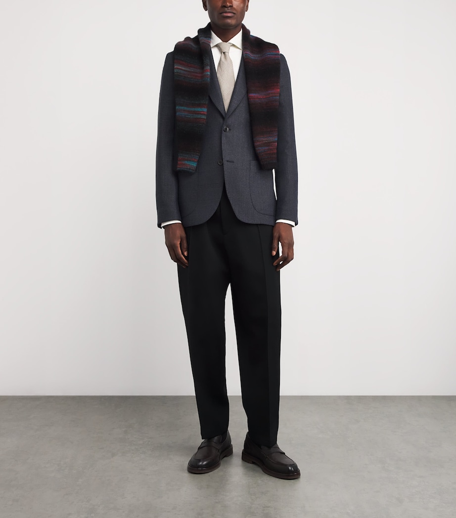 Wool Single-Breasted Blazer 59_DARK VIOLET Image 2