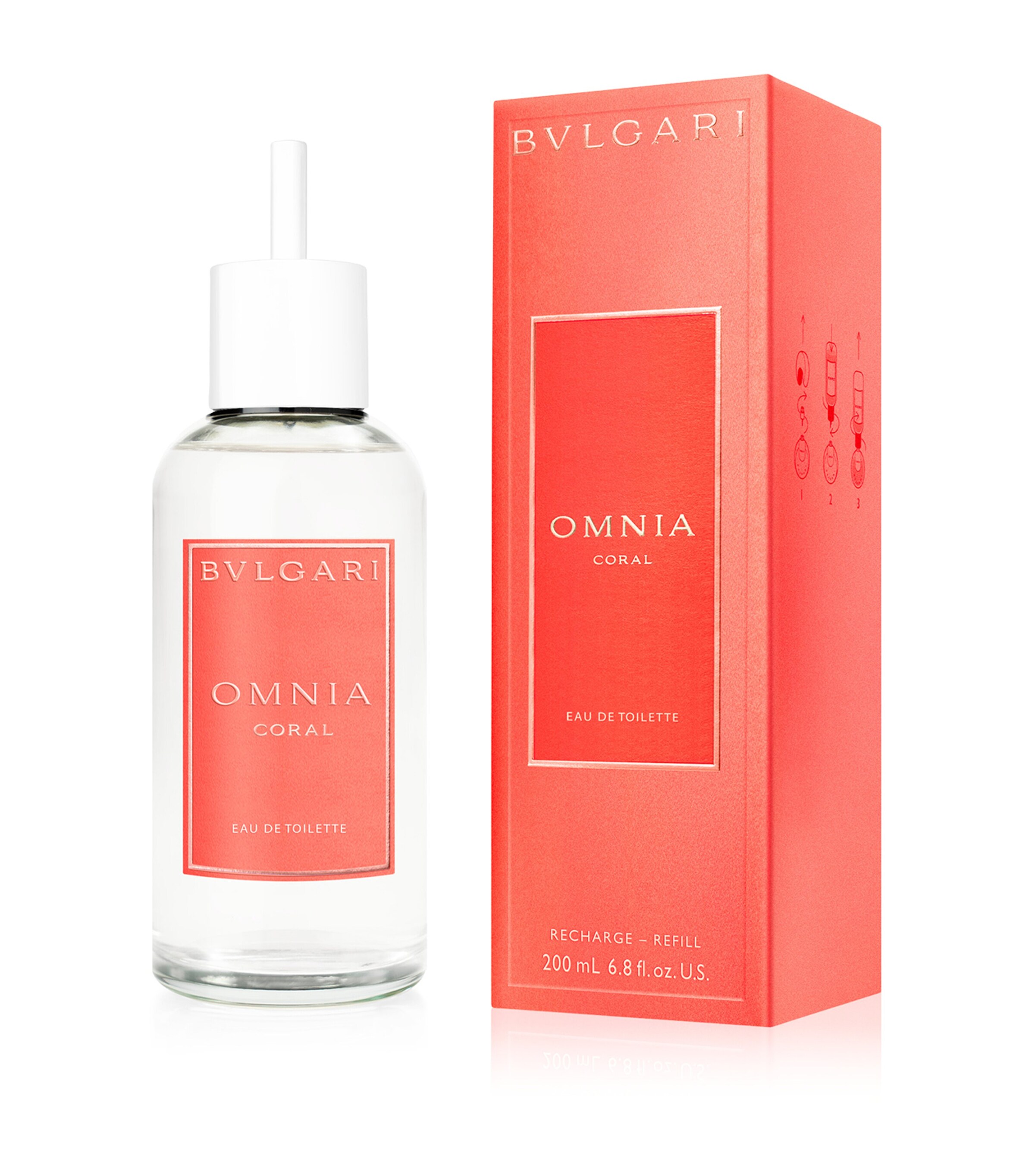 Bvlgari Omnia Coral Eau de Toilette – Refill (200ml) Image 2
