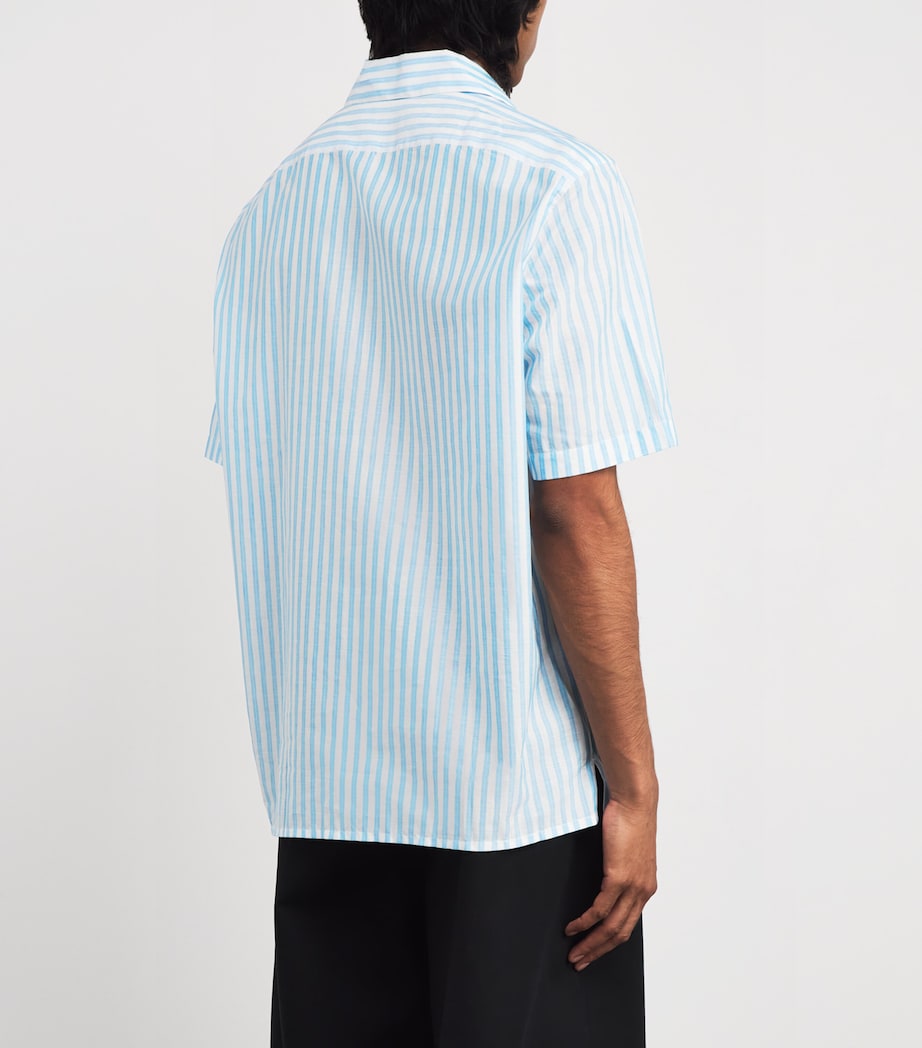 Cotton-Linen Stripe Shirt 01 Image 4