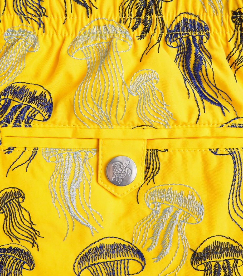 Vilebrequin Mens Embroidered Jellyfish Swim Shorts Soleil Image 5