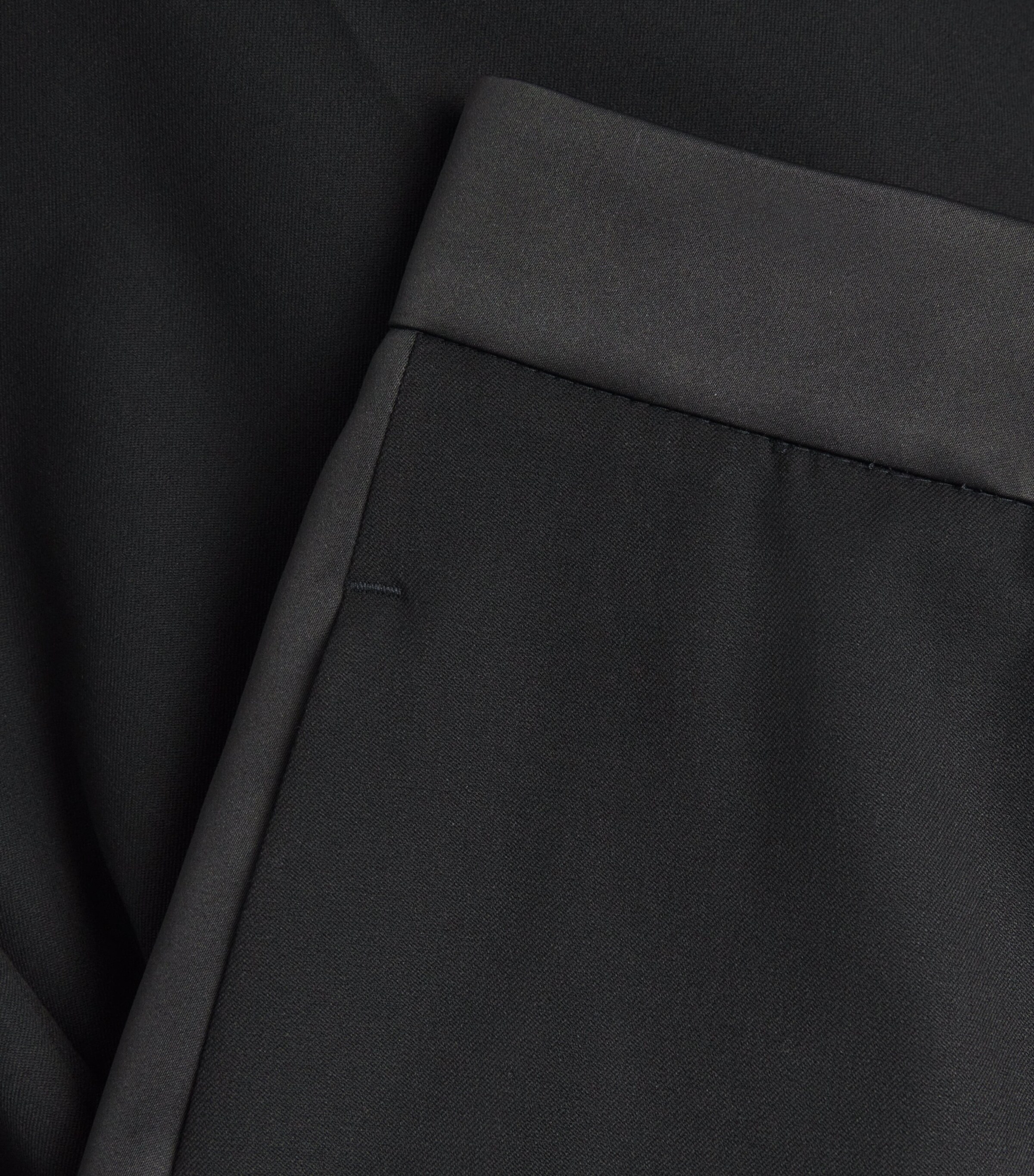 Twill Tuxedo Trousers BLACK Image 5