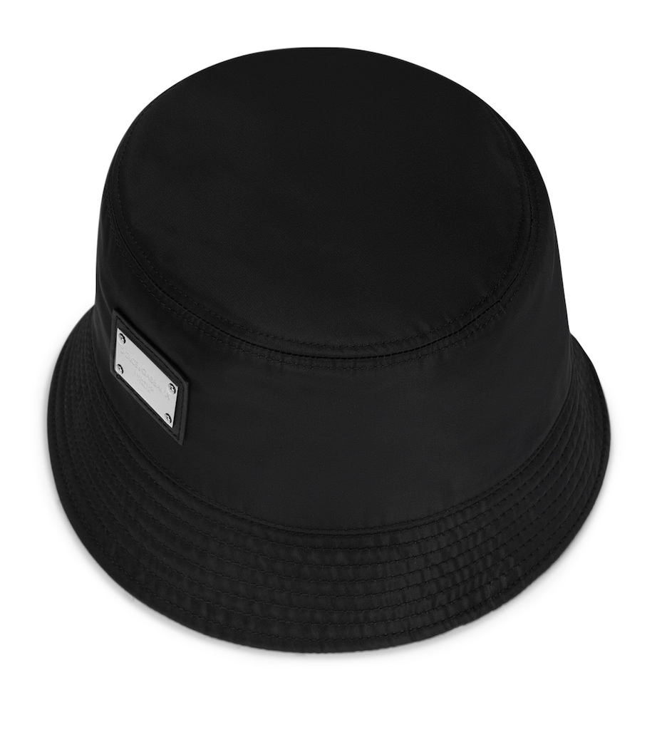 Nylon Essential Bucket Hat N0000-BLACK Image 1