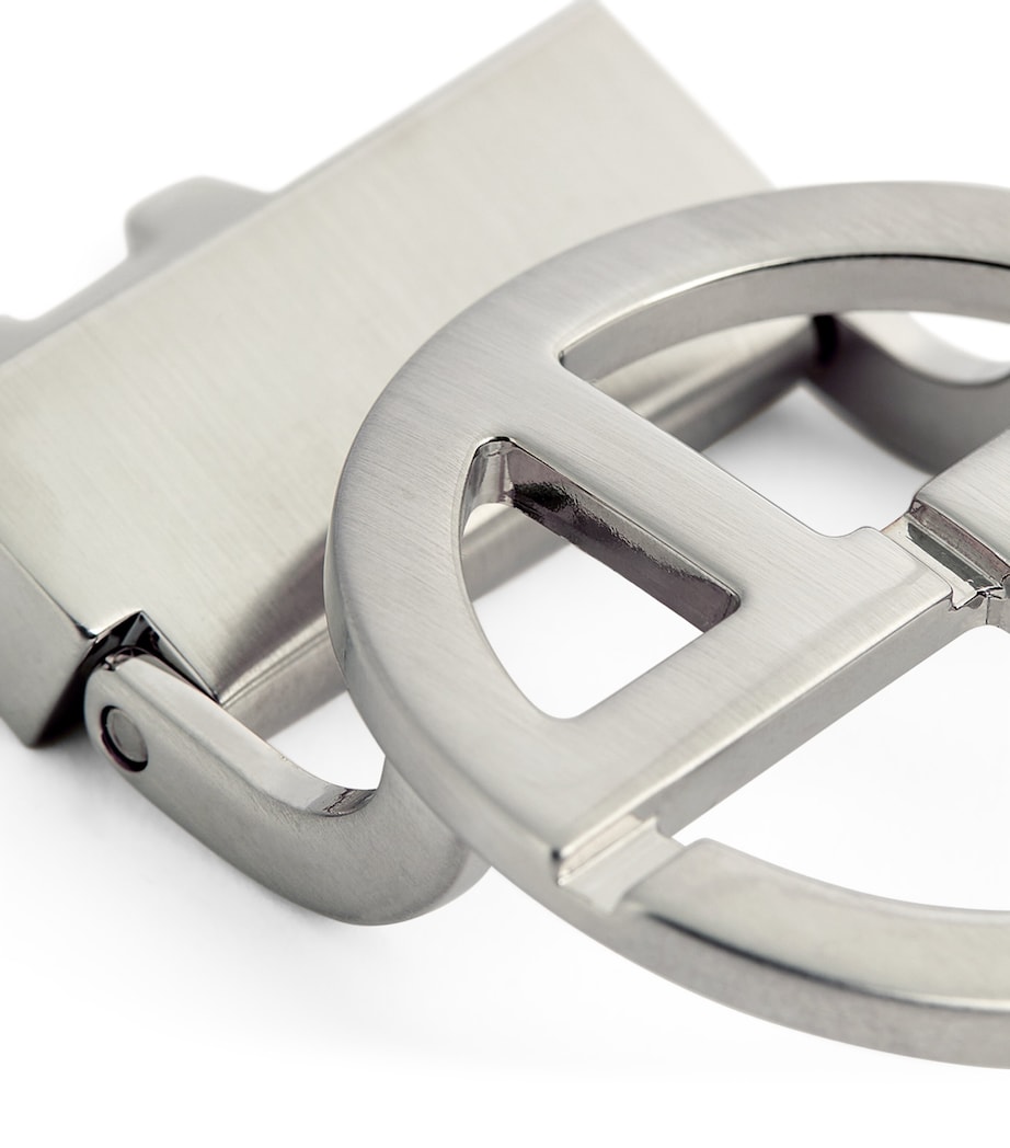 Brushed Palladium-Plated GA Logo Belt Buckle AGP12 Image 3