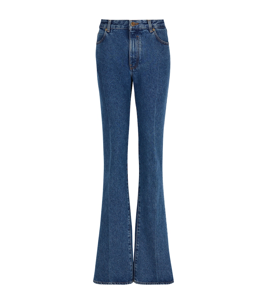 Elongated Straight Jeans 6EX BLEU JEAN FONCE Image 1