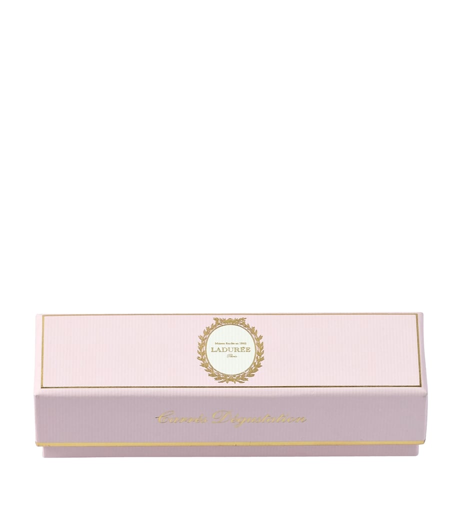 Ladurée Box of 28 Dark and Milk Chocolate Squares Image 2