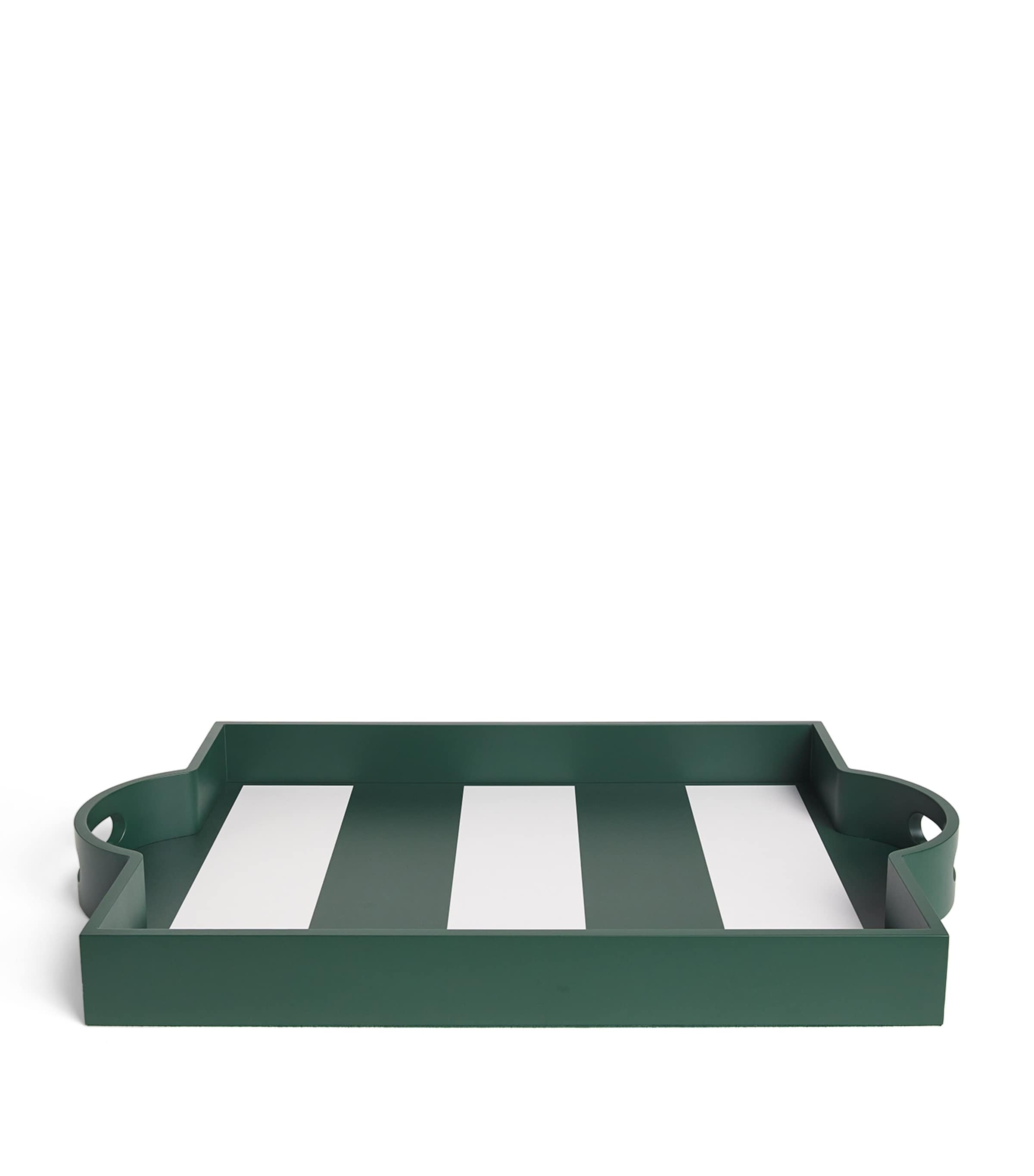 Harrods Large Stackable Tray In Green
