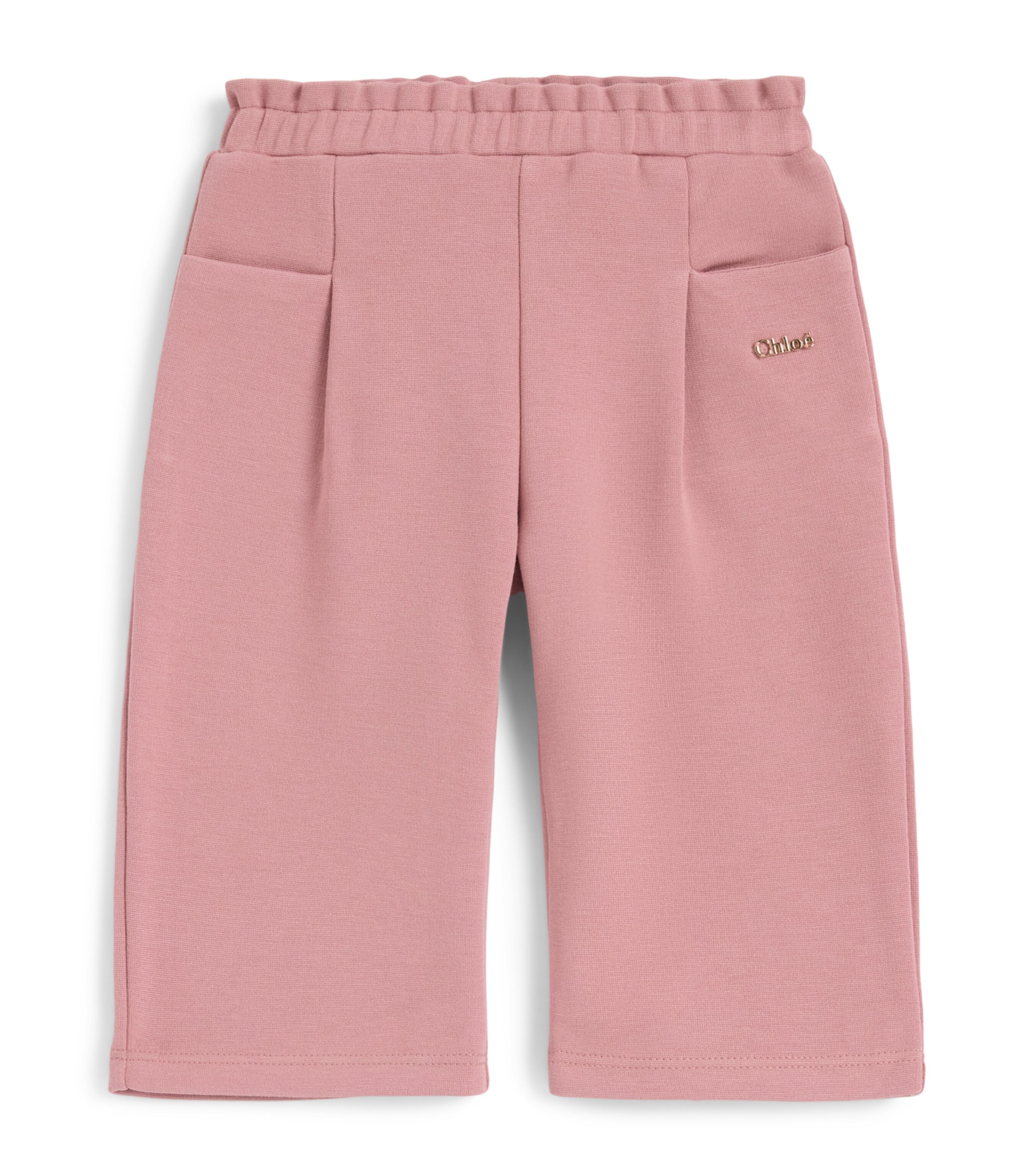 Chloé Kids Jersey Trousers (6-36 Months) Vintage Rose Image 1