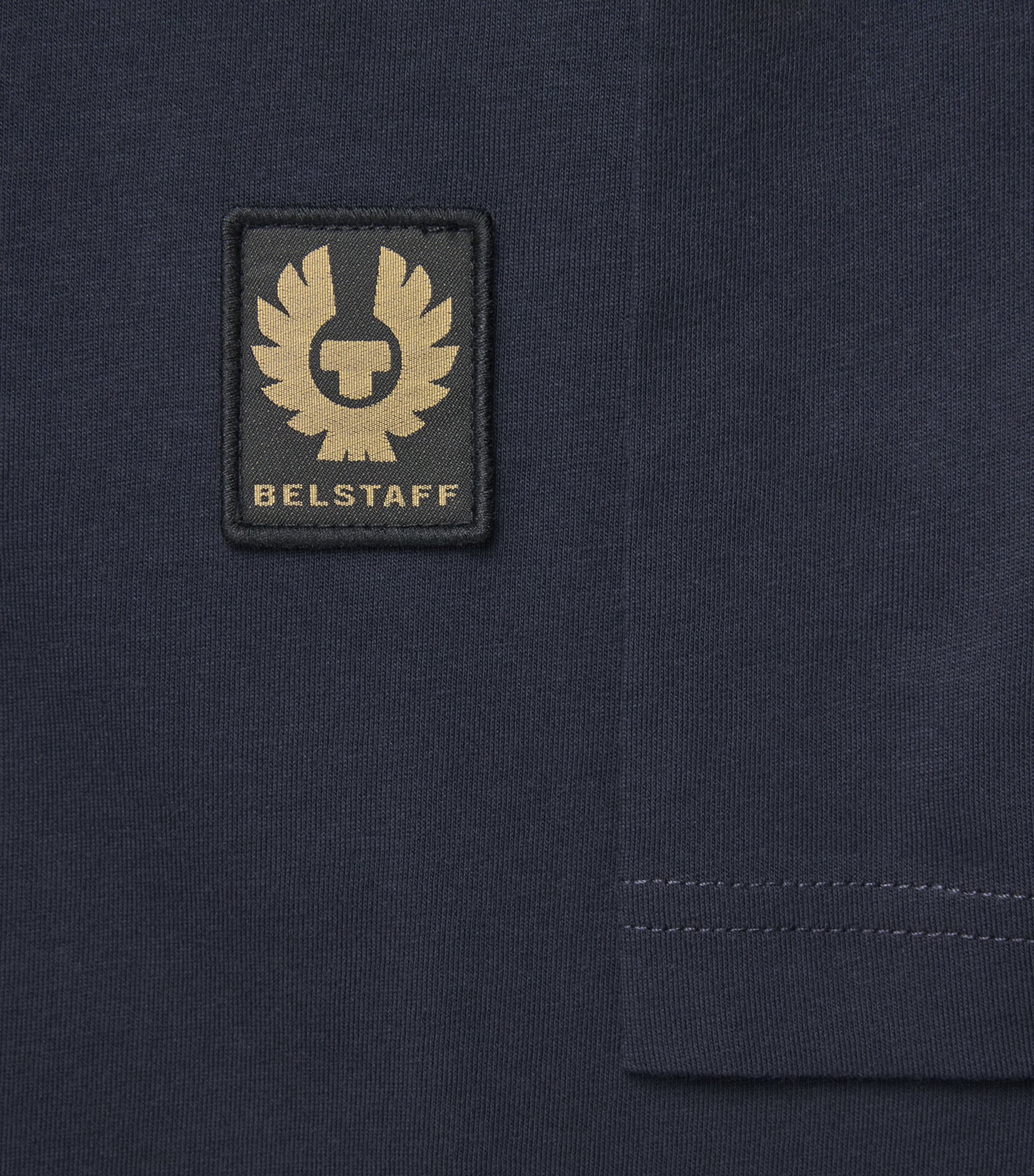 Belstaff Mens Cotton Logo T-Shirt Dark Inkdkink Image 6