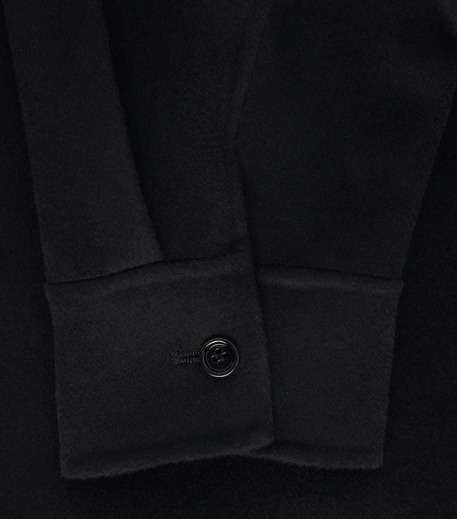 Wool-Cashmere Overshirt BLACK DOUBLÉ CASH Image 5