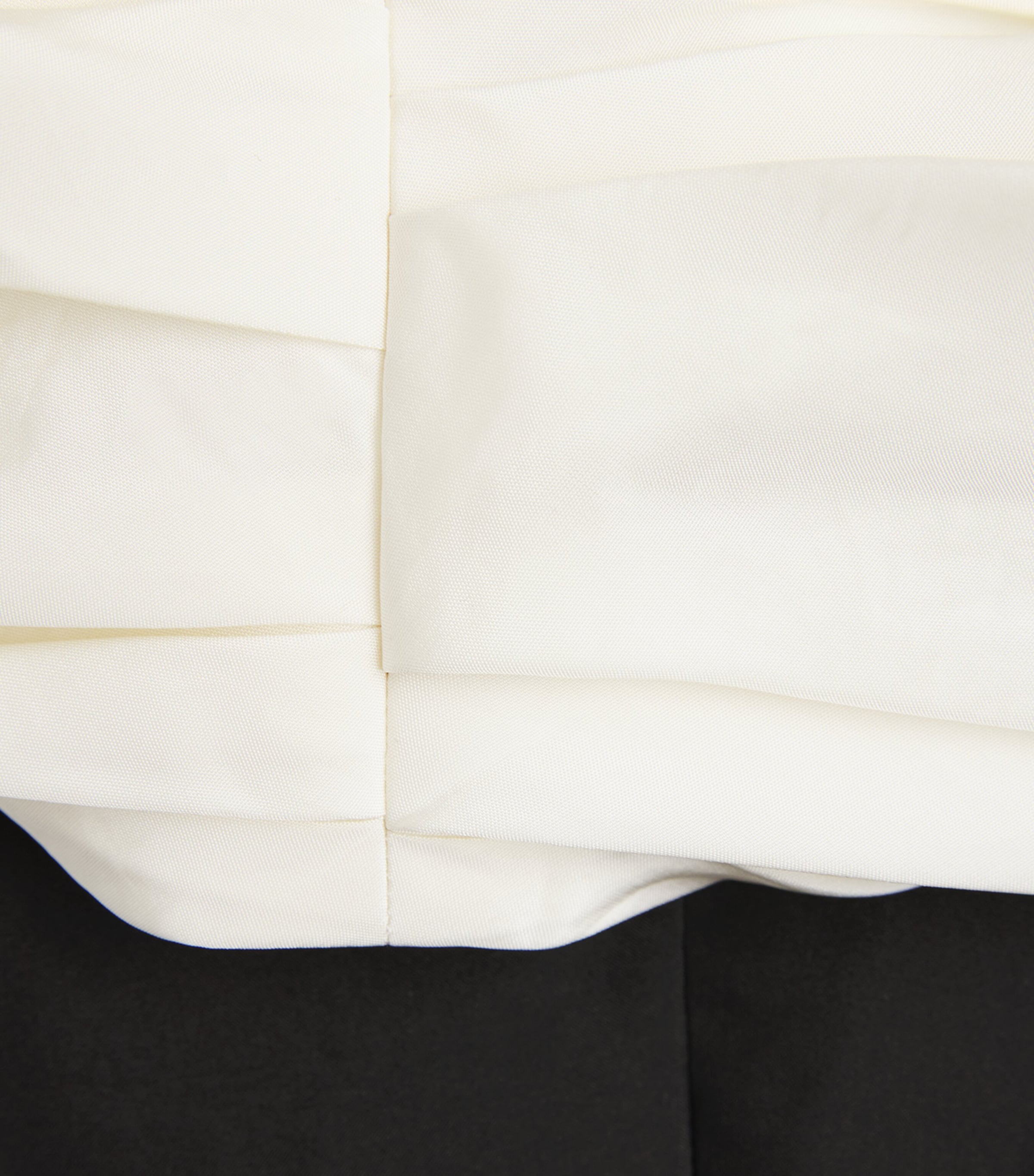Voranida Womens Silk-Blend Ruched-Detail Vetra Top Black Image 6