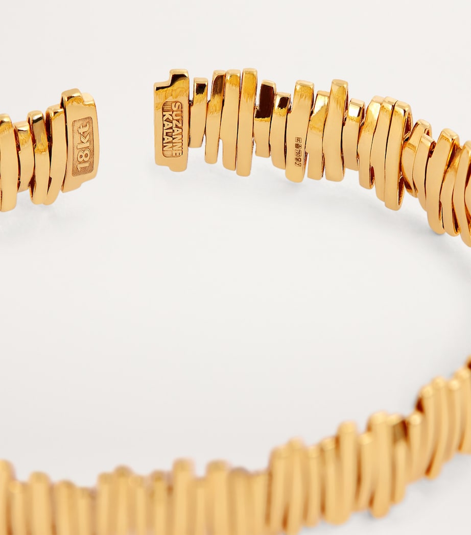 Yellow Gold Classic Fireworks Bangle 18K YG Image 4