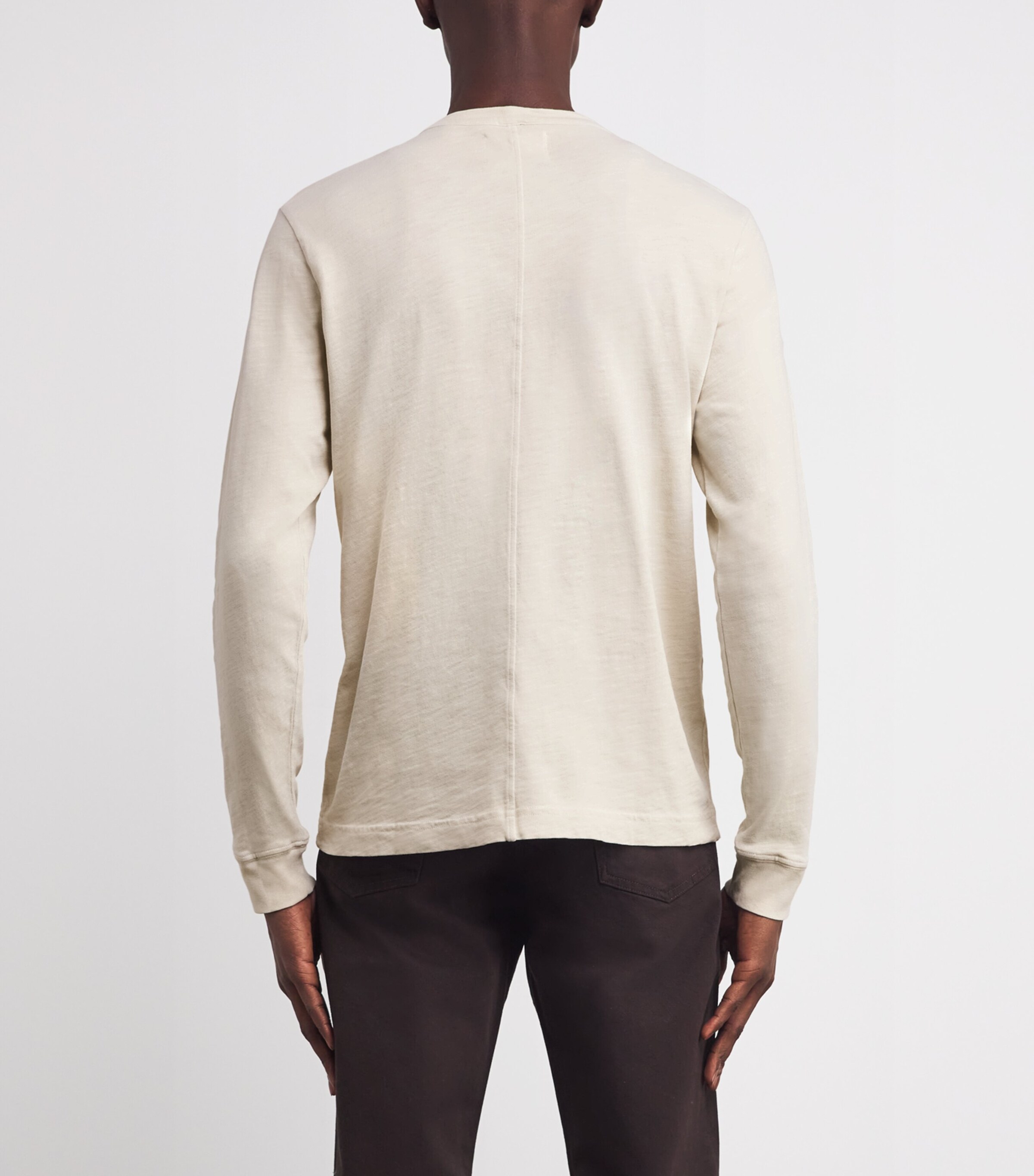 Cotton Henley T-Shirt ECR Image 4