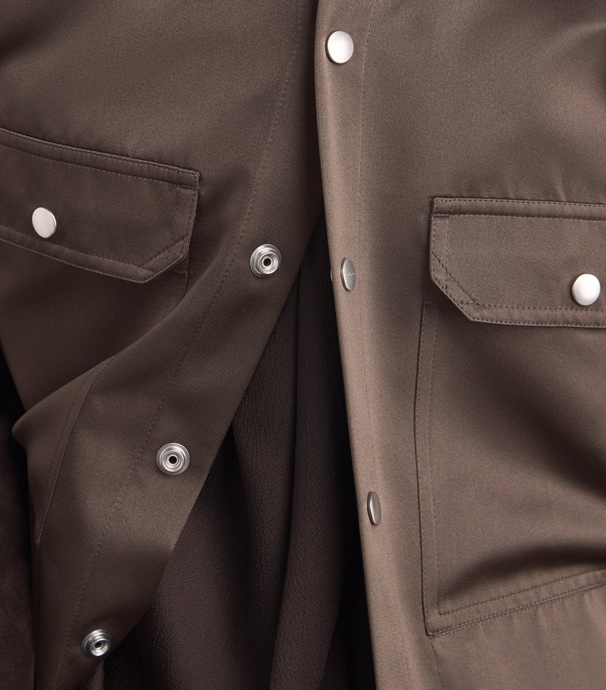 Technical Duchesse Shirt Jacket DARK DUST/ 78 Image 6