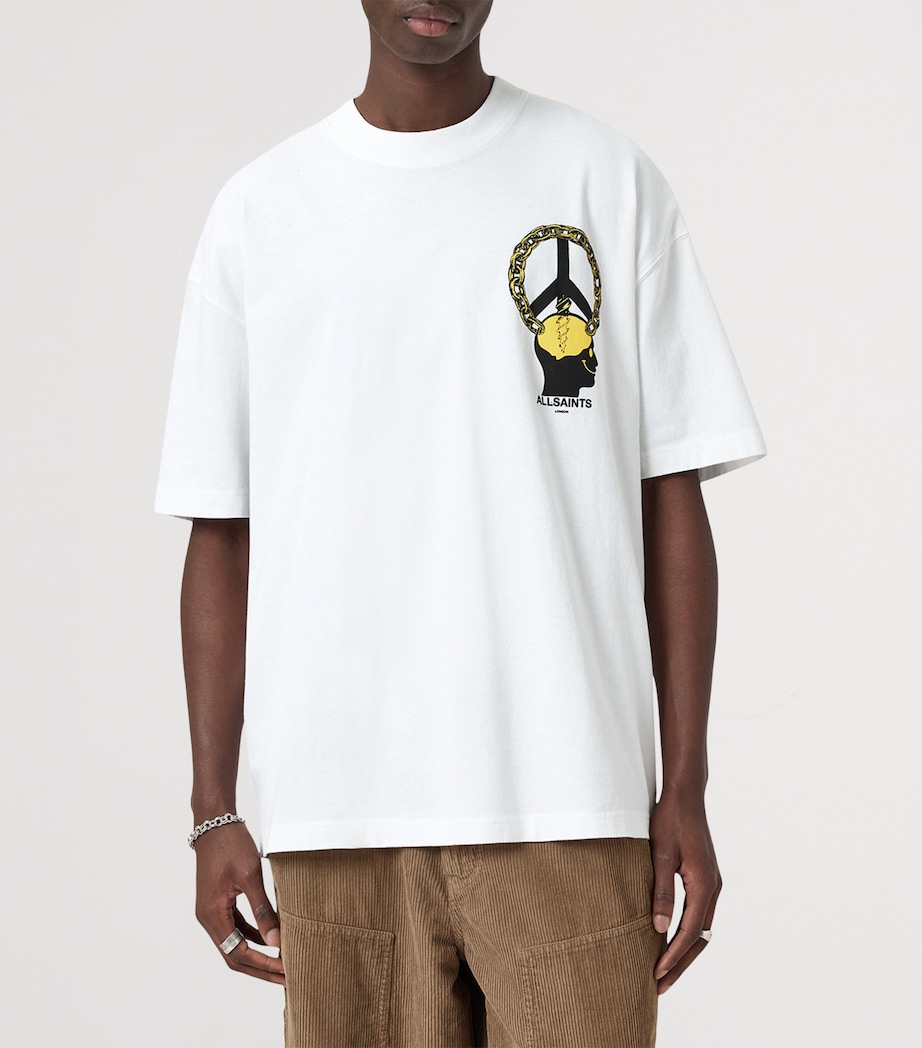 Organic Cotton Screwed T-Shirt OPTIC WHITE Image 3
