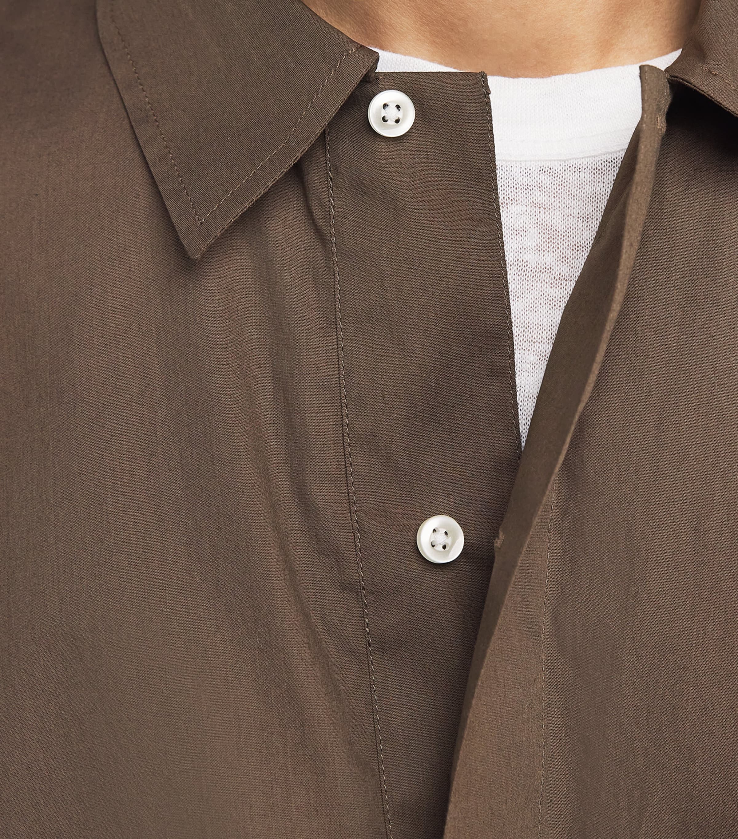 Organic Cotton Half-Placket Joris Shirt COCO Image 6