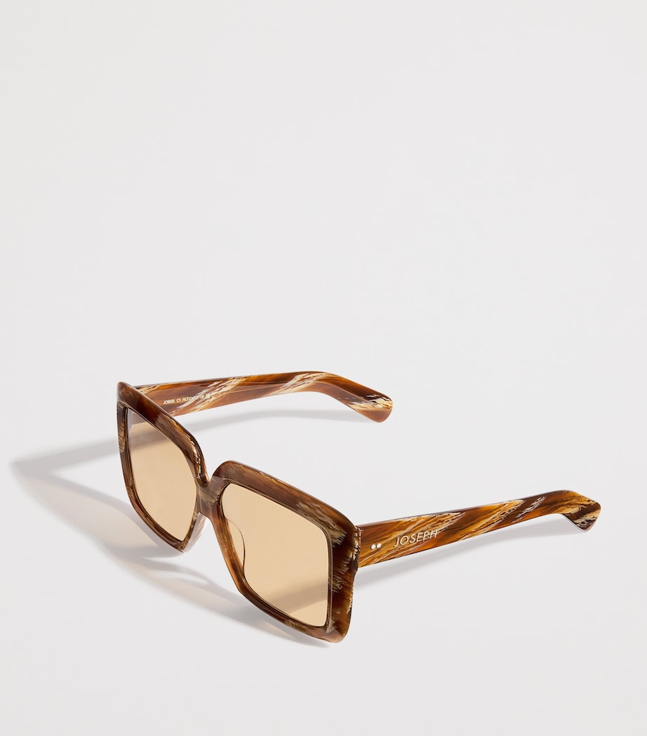 Tortoiseshell Square Sunglasses DESERT SAND Image 2