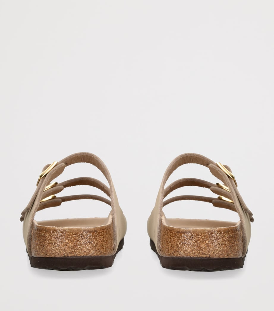 Leather Florida Sandals BEIGE Image 2