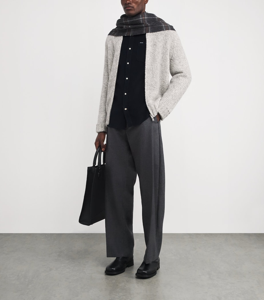 Cotton Corduroy Tailored Ramsey Shirt NAVY Image 2
