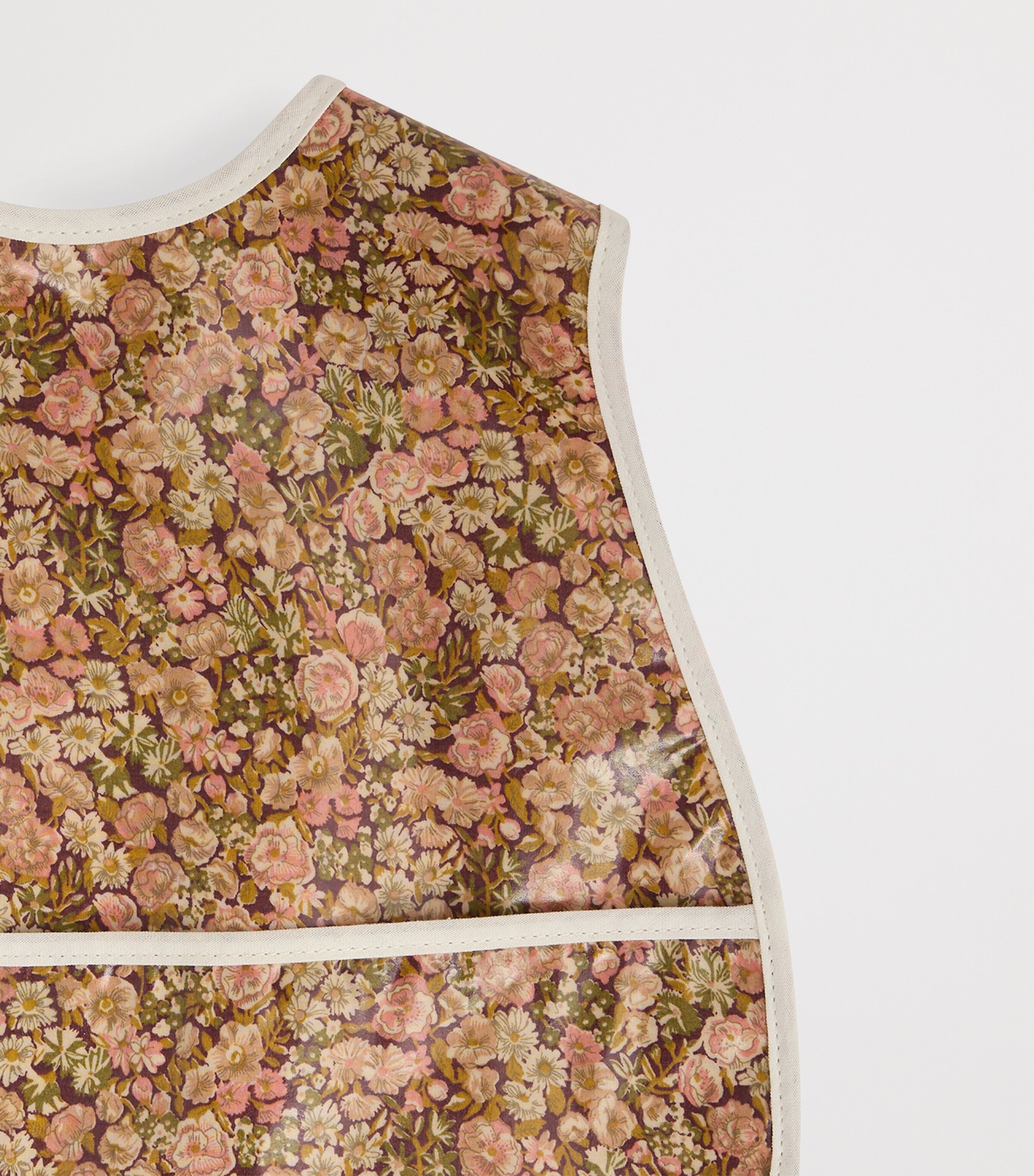 Coated Liberty Print Jlip Bib FL ROSE MOYEN Image 2