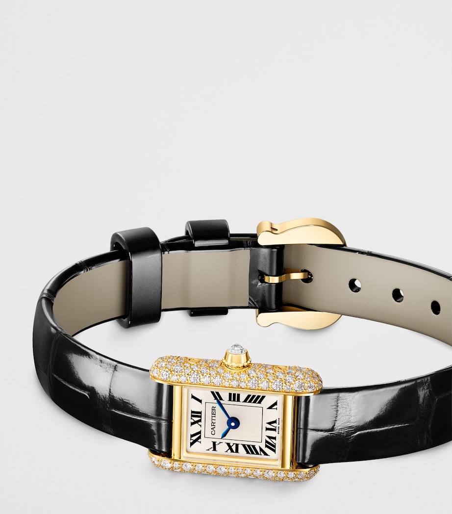Cartier Yellow Gold and Diamond Tank Louis Watch 16.5mm Yellow Gold Image 5