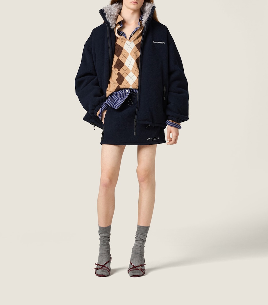 Fleece Cropped Jacket F0008 Image 2