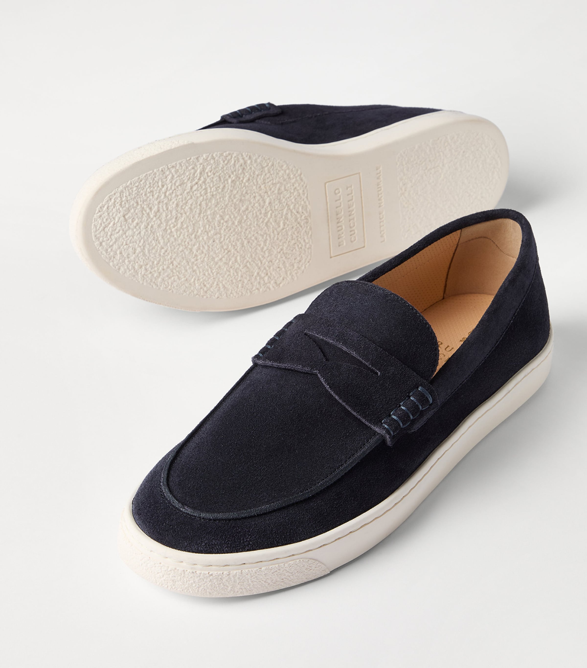 Suede Hybrid Loafers C8862 Image 6