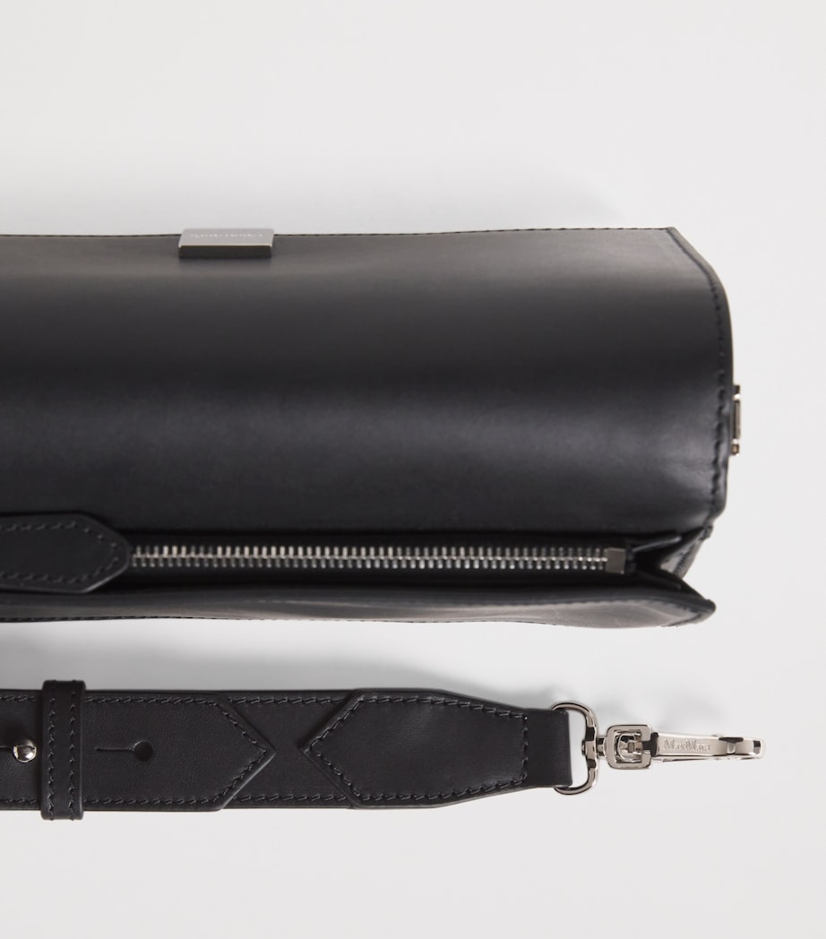 Leather Cross-Body Bag BLACK Image 6