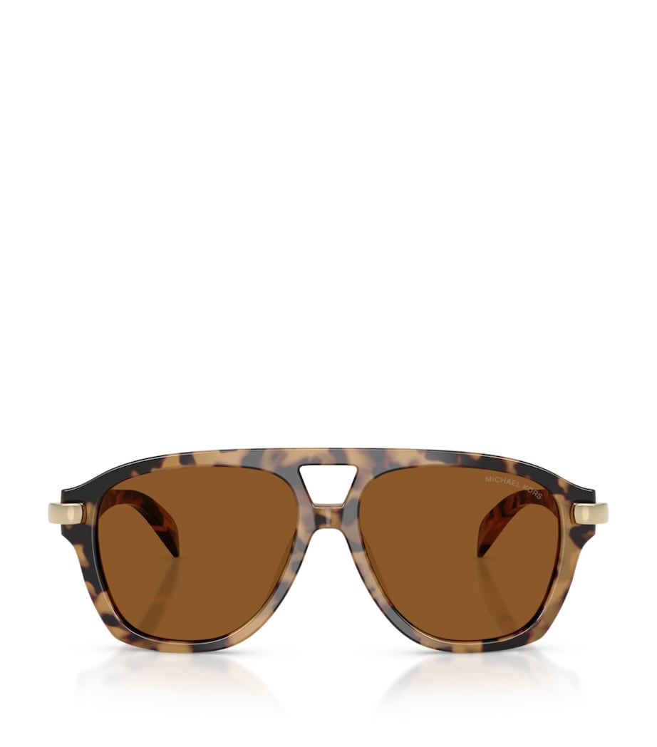 Michael Kors Grenada Pilot Sunglasses Brown Image 1