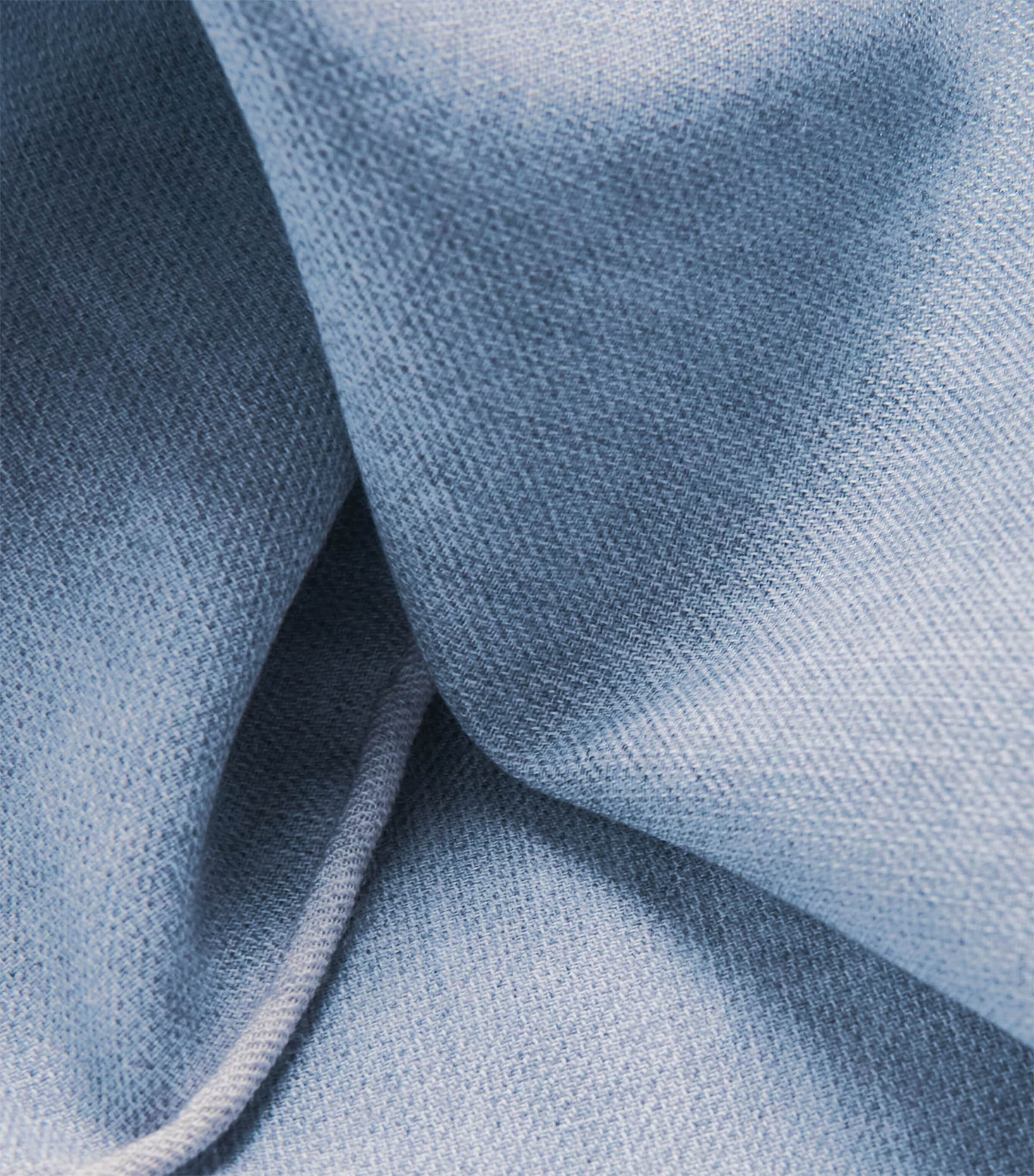 Eleventy Wool-Cotton Pocket Square Zucchero Image 3
