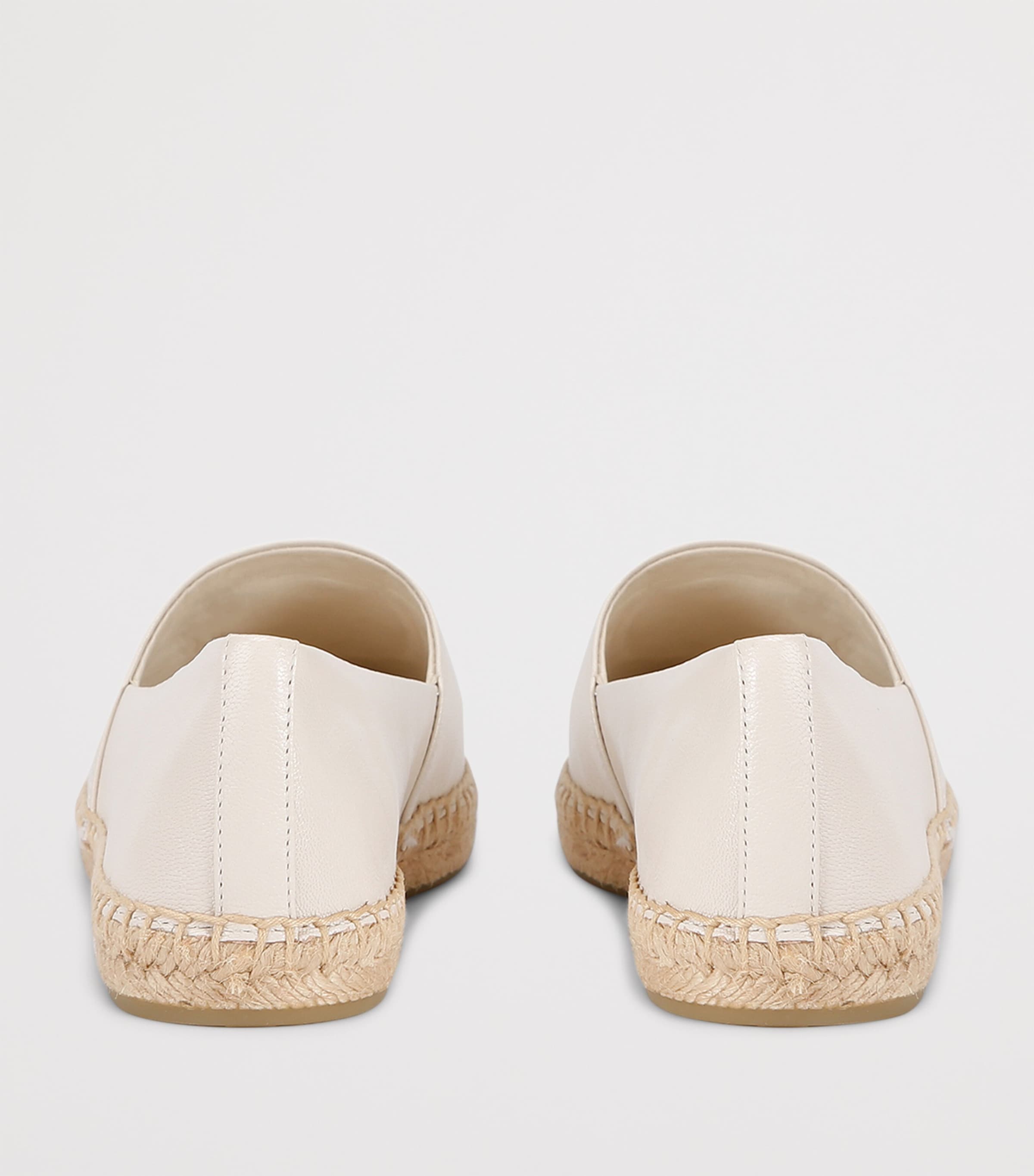 Leather Eleanor Espadrilles CREAM Image 2
