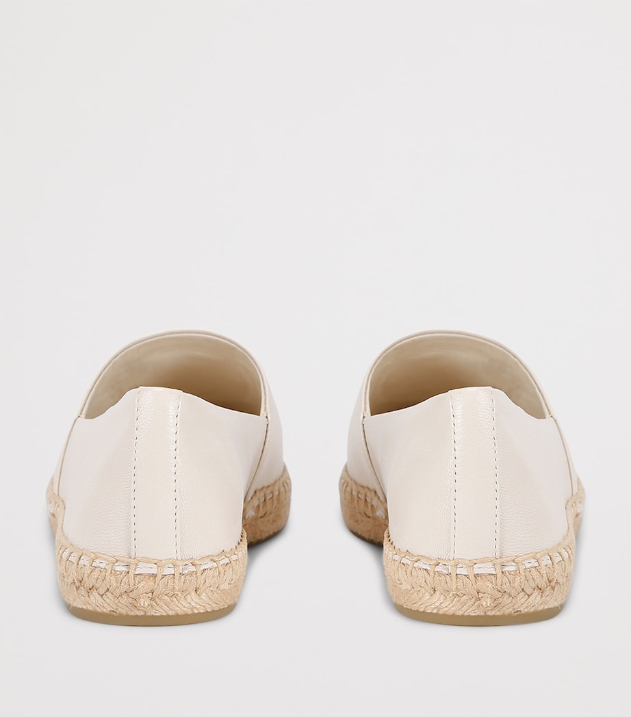 Leather Eleanor Espadrilles CREAM Image 2
